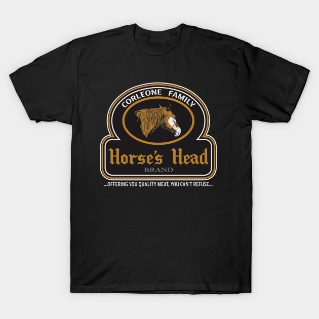 Horse's Head T-Shirt by chrismorkaut